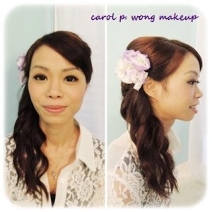 新娘試妝- 笑容甜美可人的新娘子Carmen