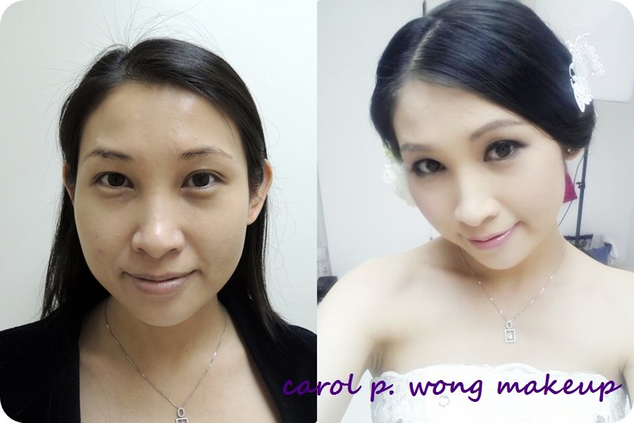 Bridal Makeup 新娘化妝 – P <妝前妝後>